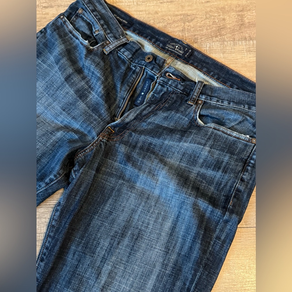 Lucky Brand Men's Dark Blue Vintage Boot 36x32